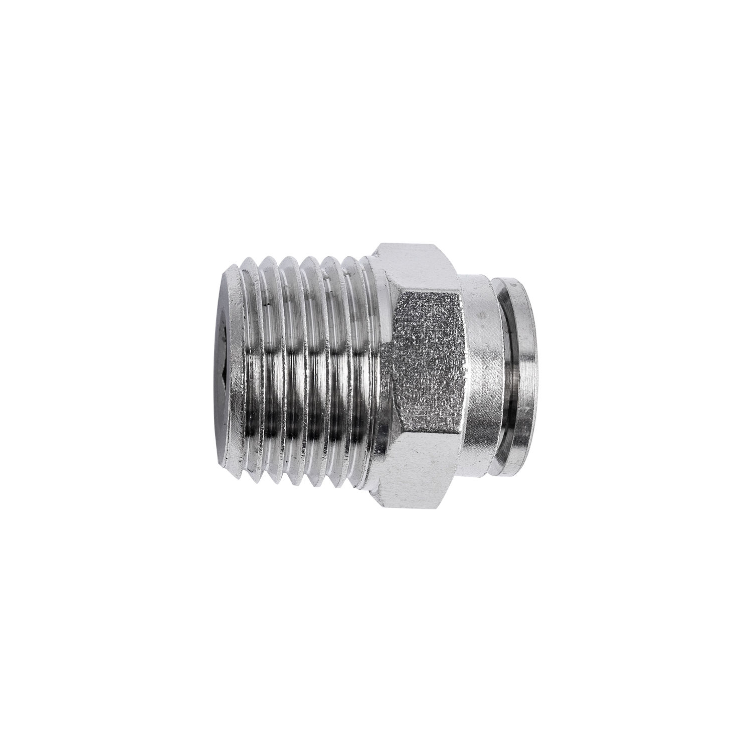 Metal Pu Fitting Straight 12Mm X 1/2" M