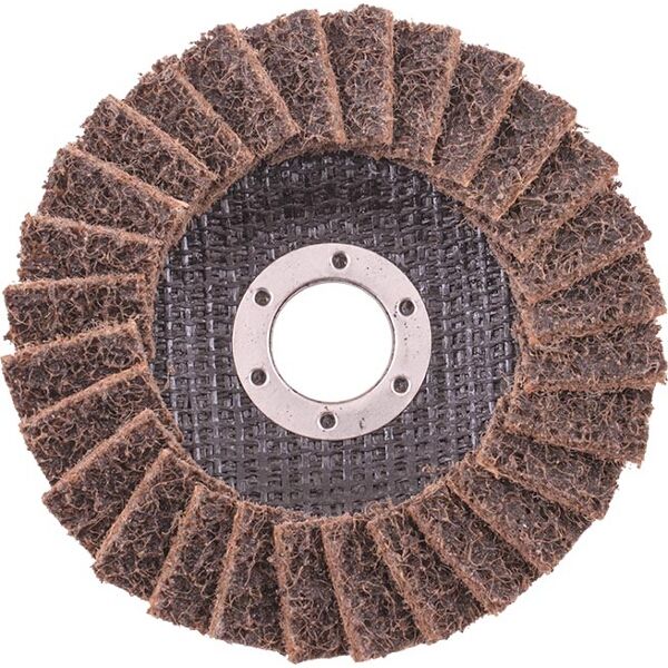 Flap Disc Non Woven 115X22 Coarse Yellow Tcfd