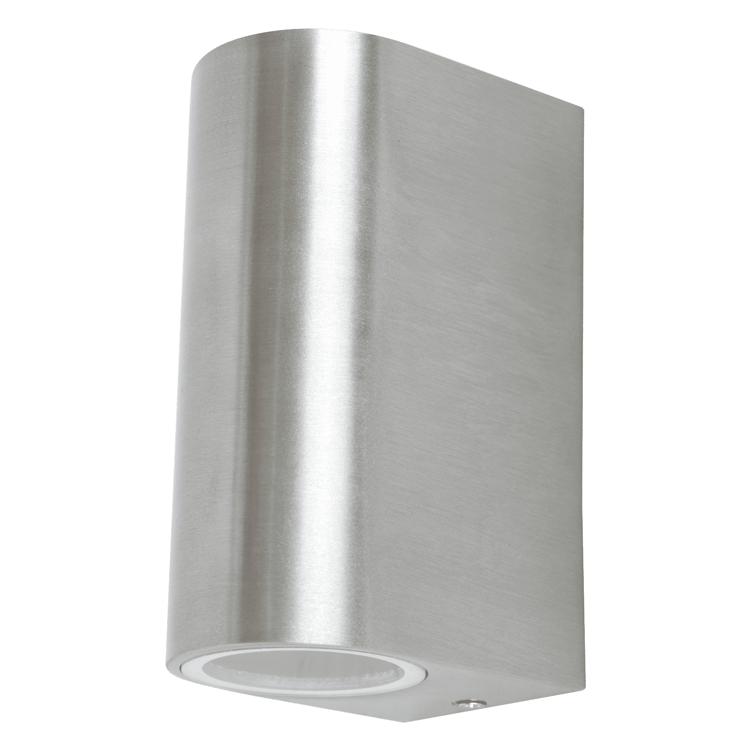 Zebbies Lighting Orb - Polished Aluminium Up and Down Outdoor Wall Light