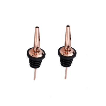 Pack of 2 Replacement pourers for Oil bottles - Rose Gold