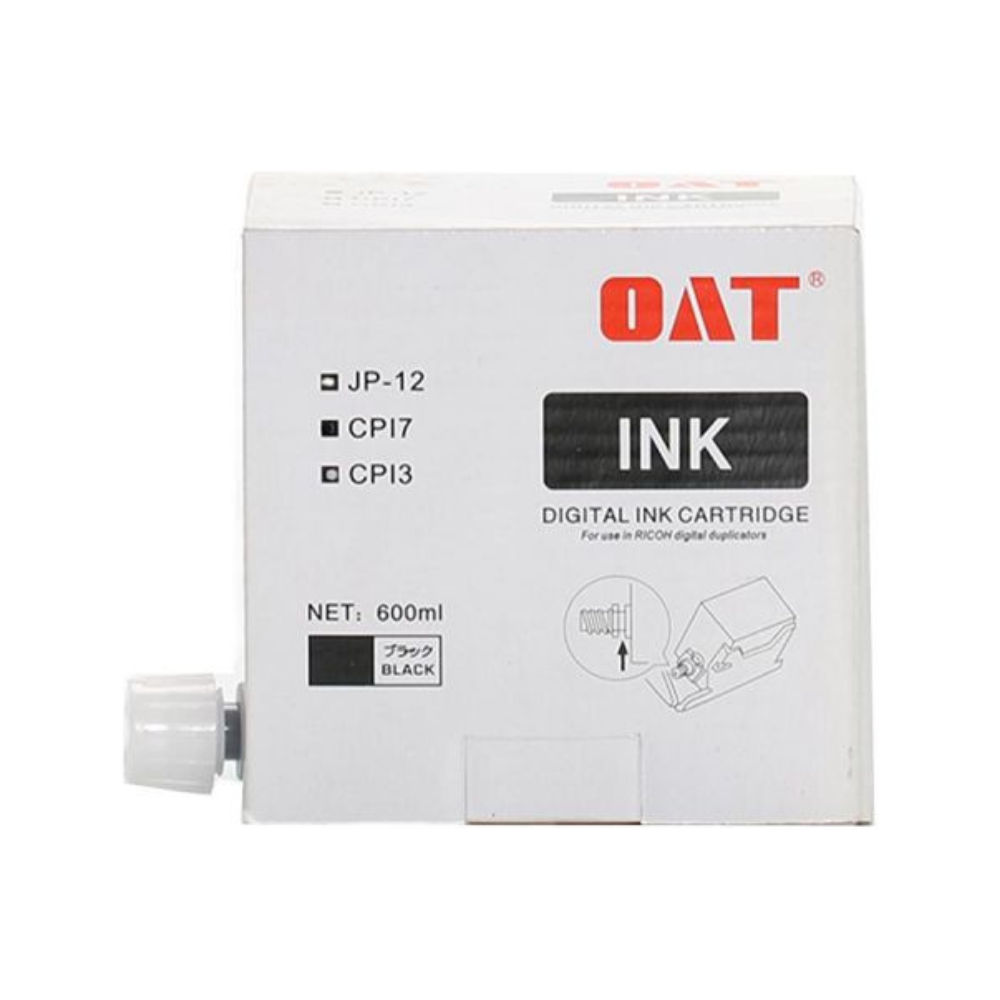 Gestetner Ricoh Black Generic JP12-CPI7 Ink