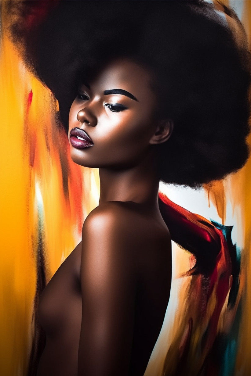 Canvas Wall Art - Pure Beauty Woman - A1538 - [120 x 80 cm]