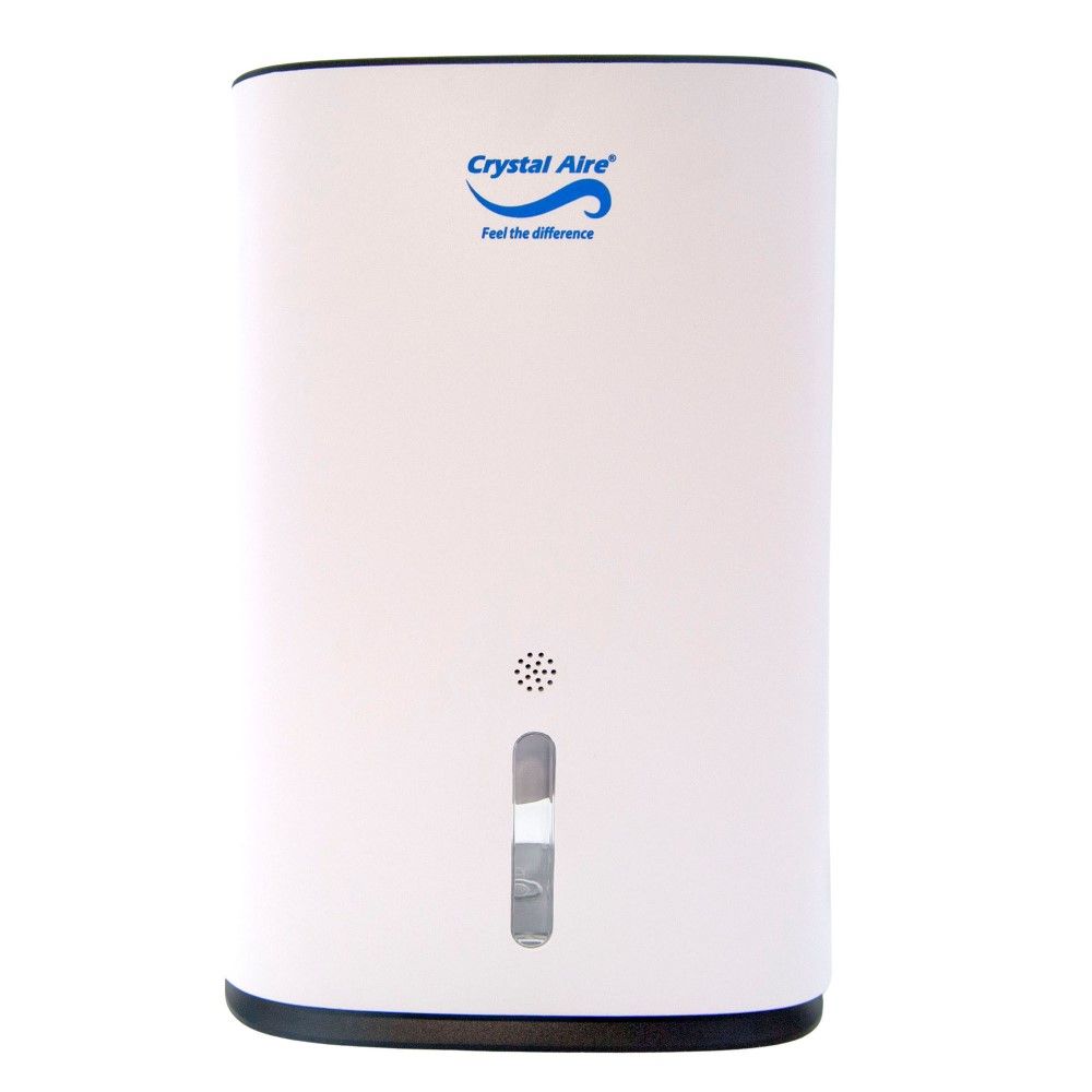 Crystal Aire Compact 2L Dehumidifier (600ml/day) w/ Automatic Timer & More