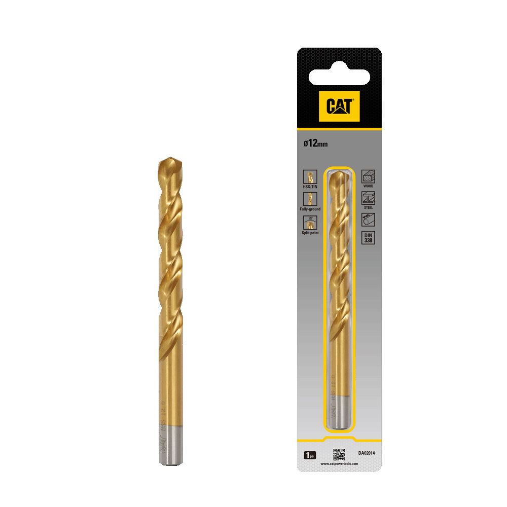 CAT HSS Drill bit 12 x 151mm(Pack1)