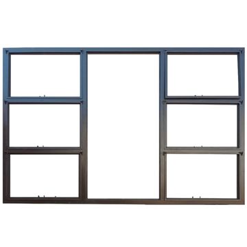 Steel Window with 6 Openings W2400mmx H1800mm.