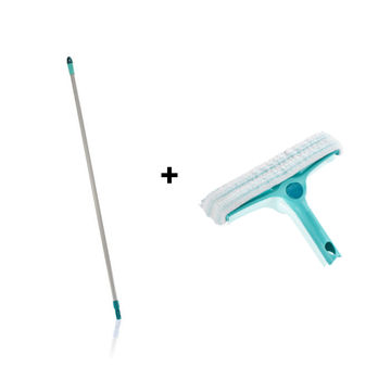 Leifheit Click System 4in1 Window Cleaner with 140cm Handle