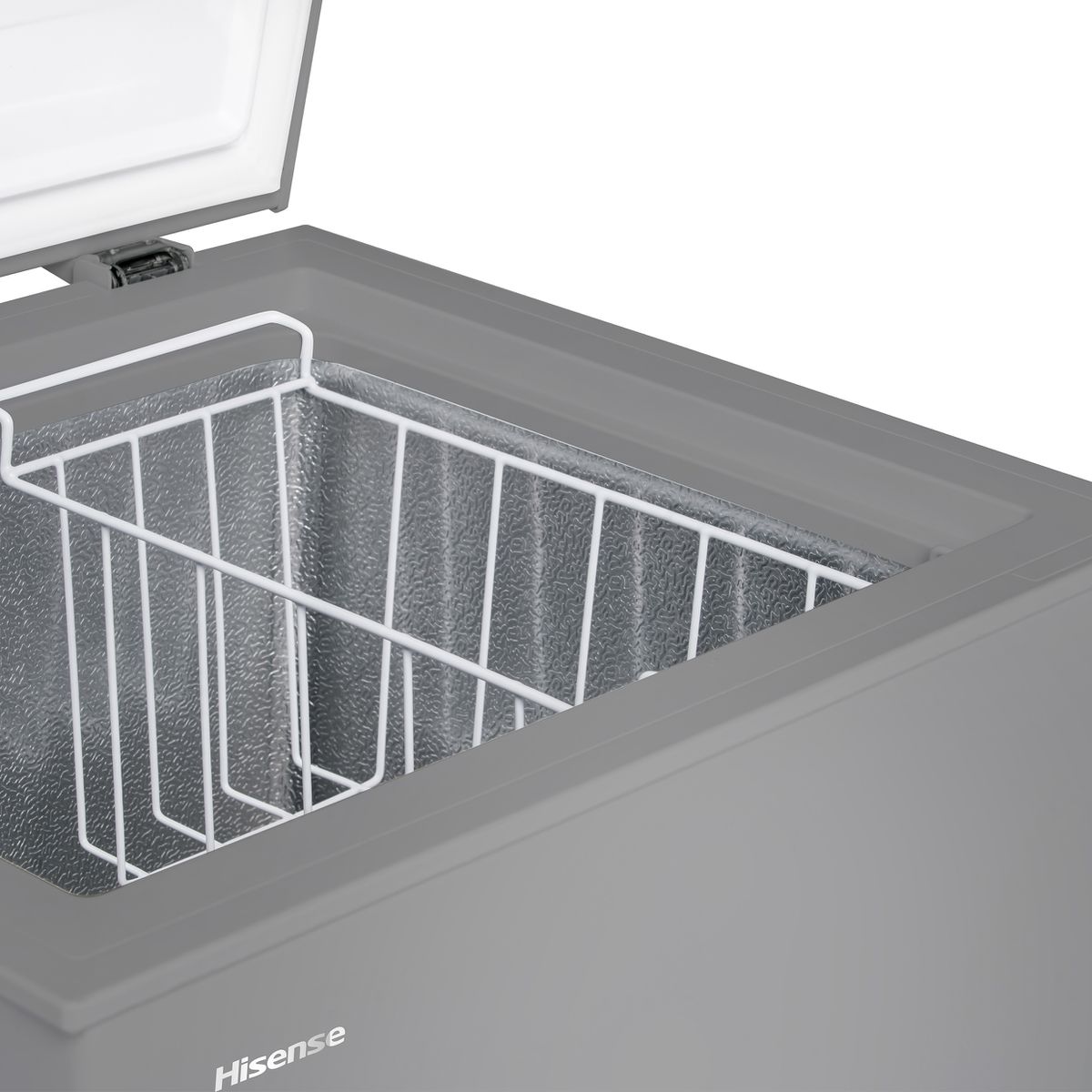 Hisense 142L Chest Freezer, Silver, A Class,With Sprung HingeH175CFS