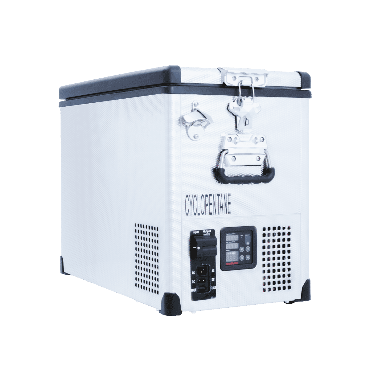SnoMaster - 42L Single Compartment Portable Fridge/Freezer AC/DC - Stainless Steel (SMDZ-TR42S)