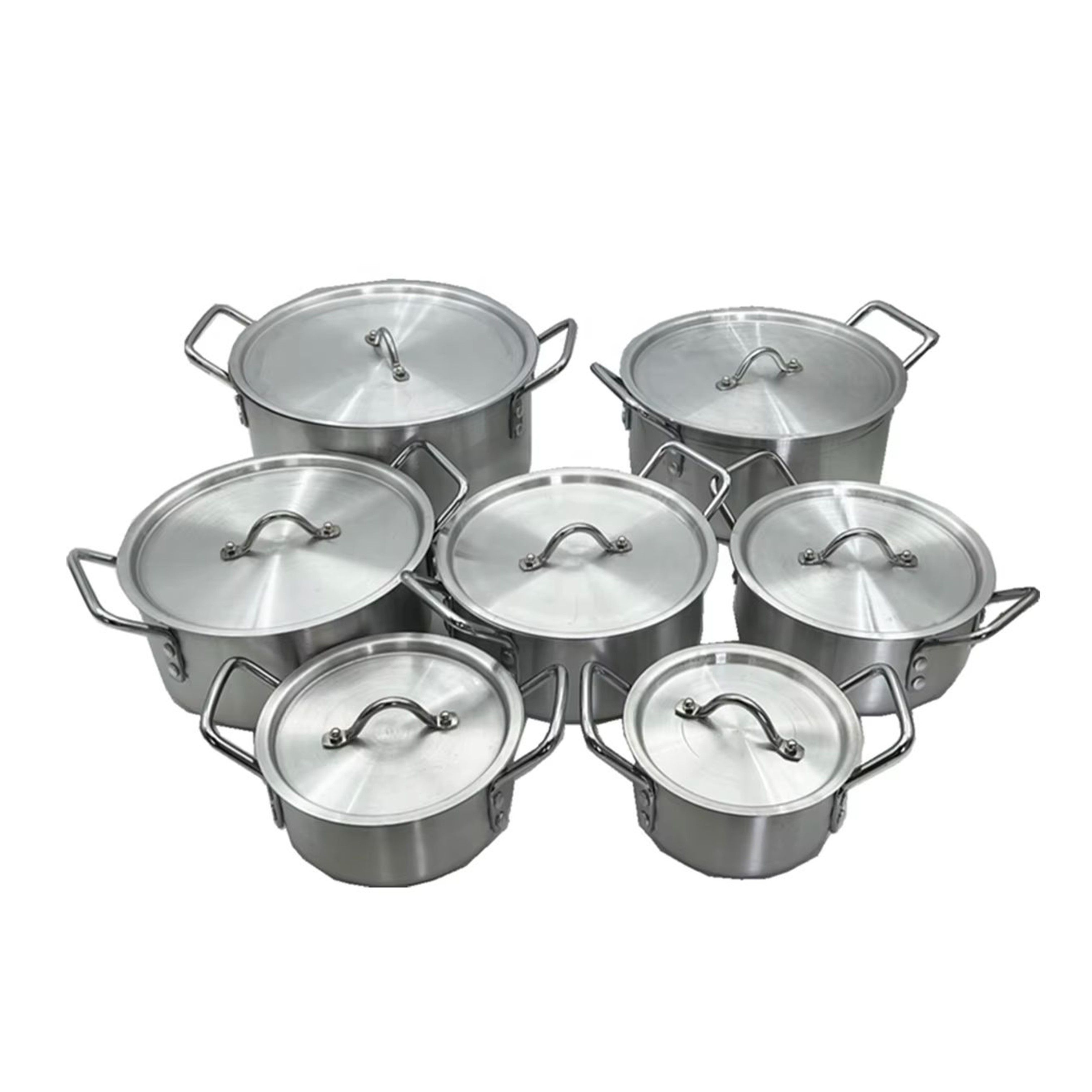 Aluminium 14 Piece Pots Set