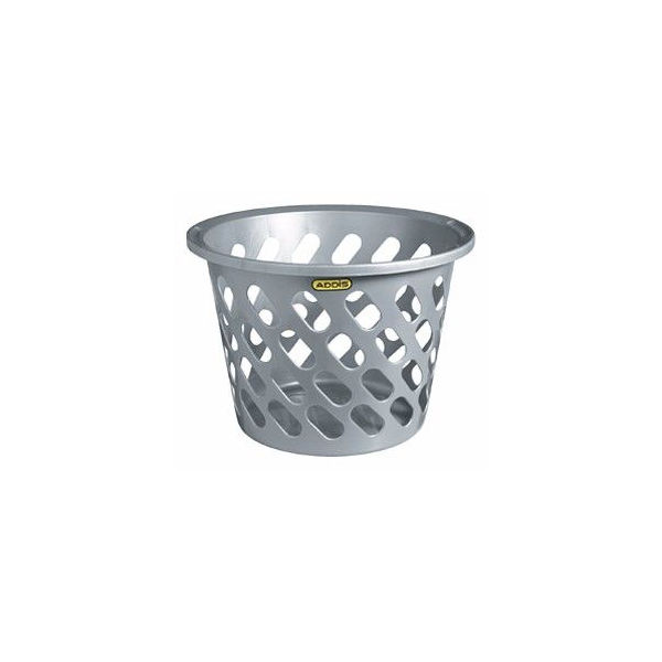 Addis - Slotted Laundry Basket - Grey