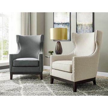 High Back Arm Chair Set