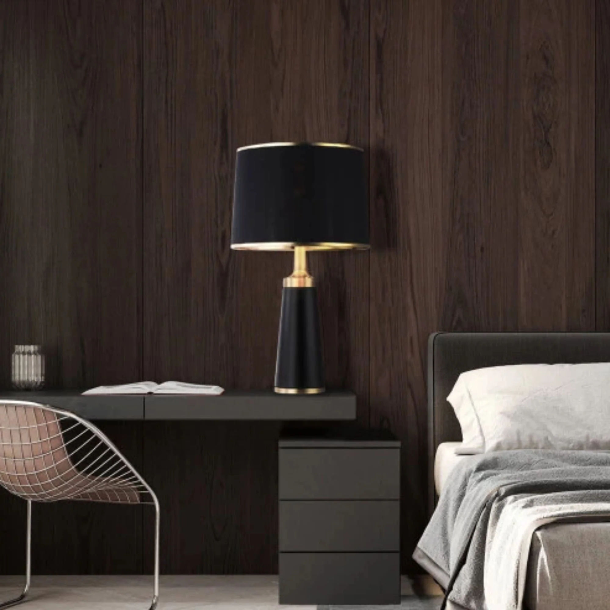 Black Shade Lamp
