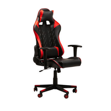 Vividitto - Yugo Luxury  Gaming Chair AH594 - Black/Red