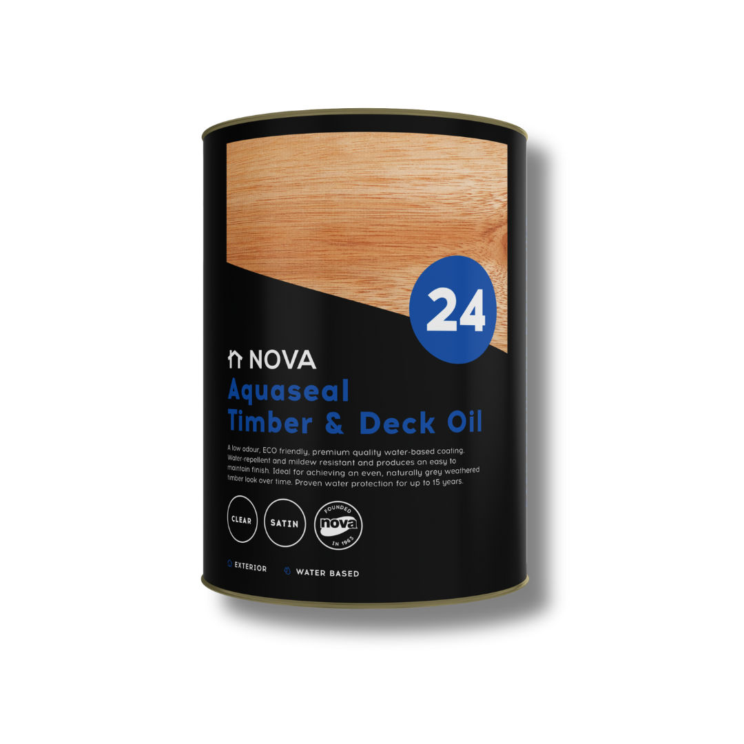 Nova 24 Aquaseal Timber & Deck Oil 5lt