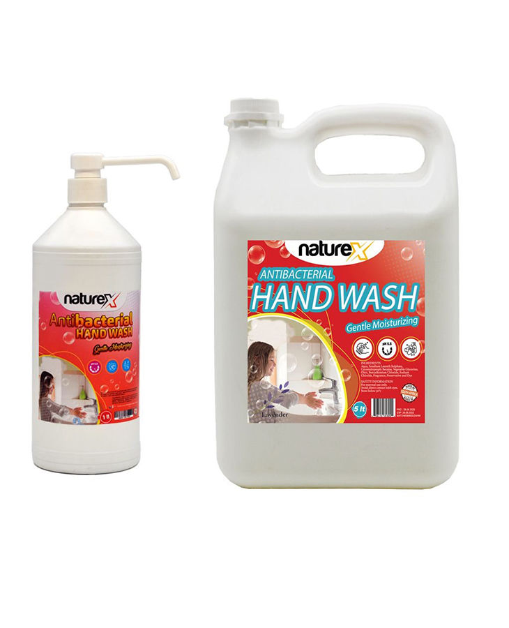 Naturex Antibacterial ph-Balanced Original Liquid Handwash 1L + Refill 5L