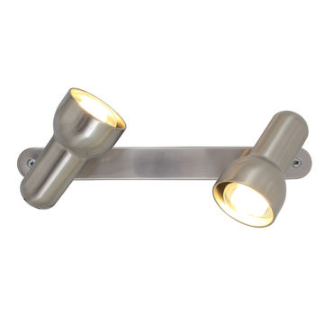 Eurolux Spot Turbo Bar 2 Lights R63 S/Light - Satin Chrome