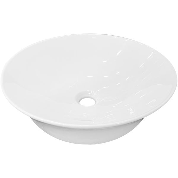 Round Table Top Basin – Gloss White