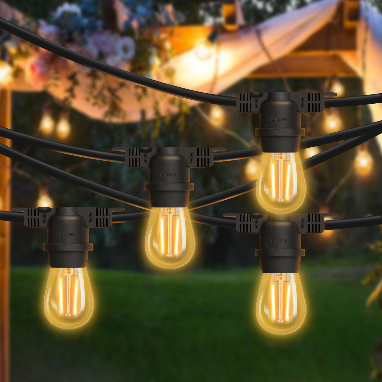 Brighta - Vintage Bulb String Lights - 5m