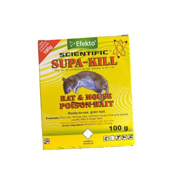 Efekto Scientific Supa-Kill Rat Poison Bait 100g