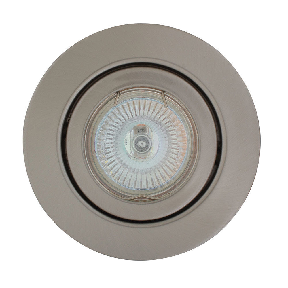 Eurolux - Ti Lights Round - Downlight - 105mm - Satin Chrome - 6 Pack