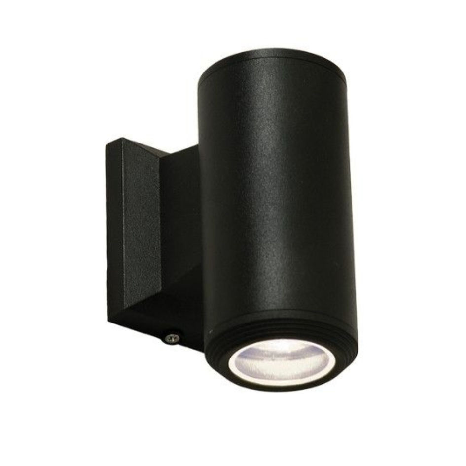 Cast Aluminium Wall Bracket Up or Down Facing Glass Cover IP44  1 x 50W GU10