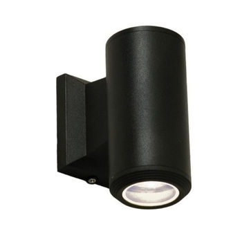 Cast Aluminium Wall Bracket Up or Down Facing Glass Cover IP44  1 x 50W GU10