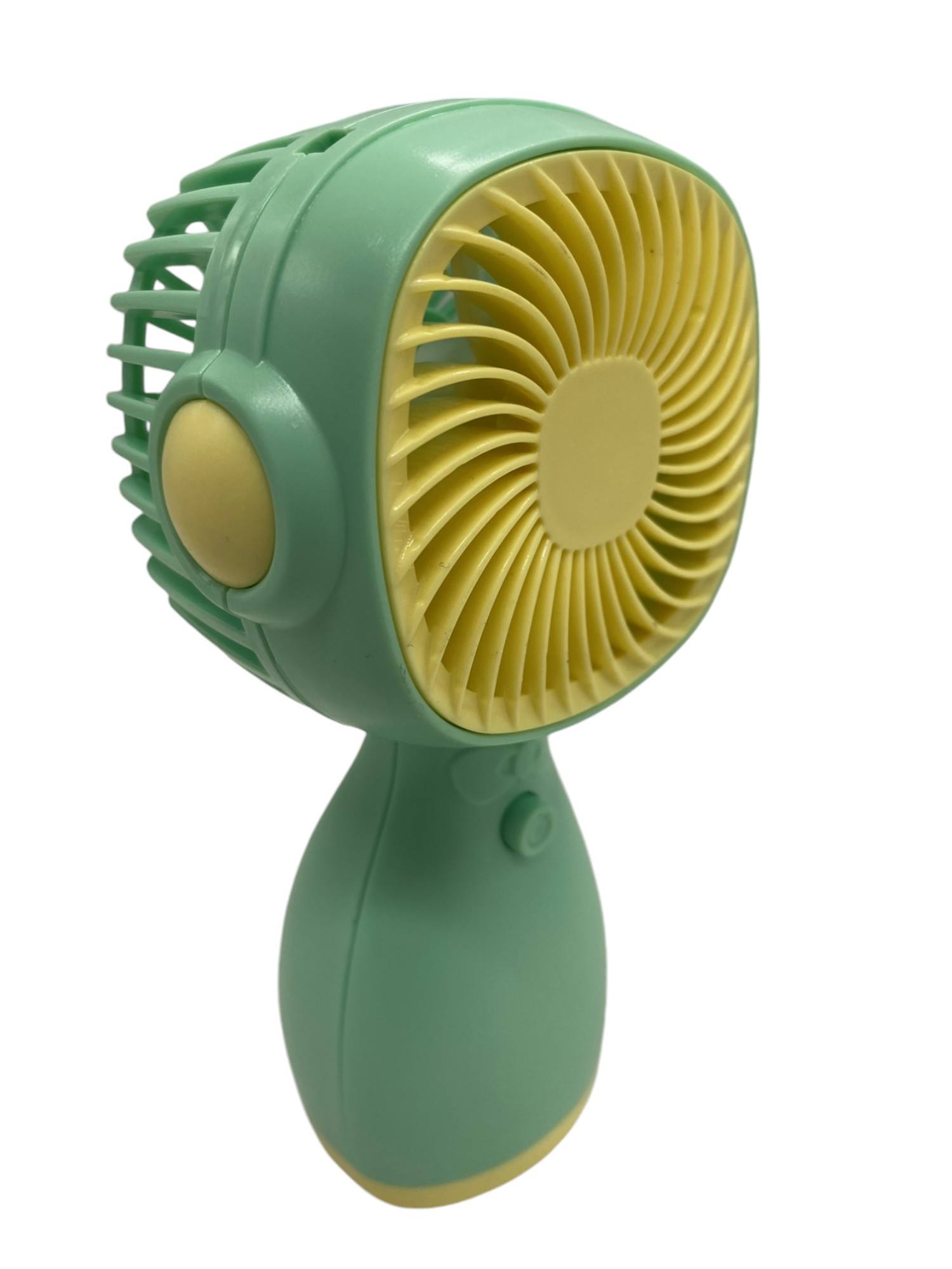 Handheld Rechargeable USB Mini Fan - Green