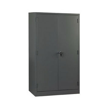 Steel Stationery Cupboard (4-Tier) Hammertone Grey