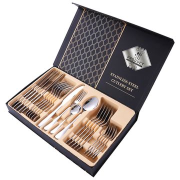 24 Pcs Stainless Steel Cutlery Set