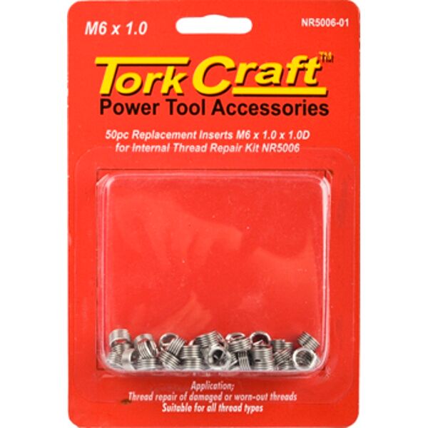 Thread Repair Kit M6 X 1.0 X 1.0D Repl. Inserts For Nr5006