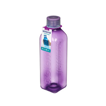 Sistema Sistema - 1L Large Square Bottle -Purple