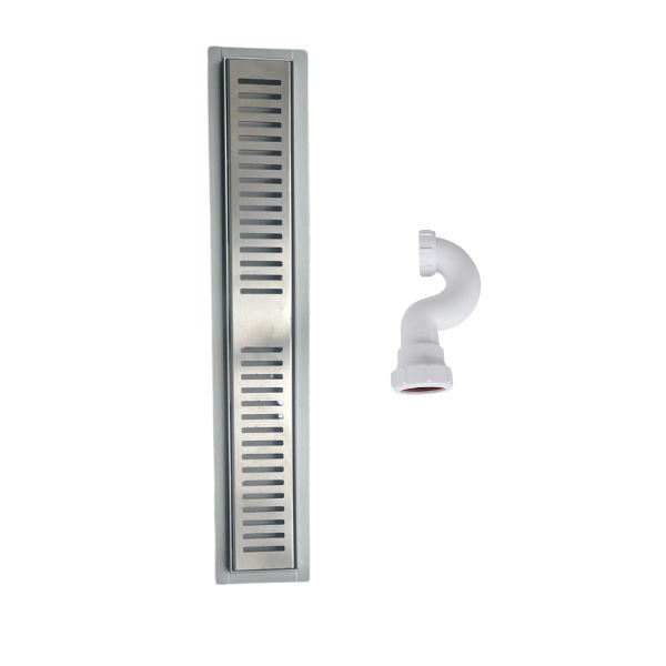SHOWER CHANNEL + TRAP - 500MM - SATIN
