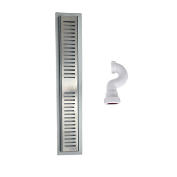 SHOWER CHANNEL + TRAP - 500MM - SATIN