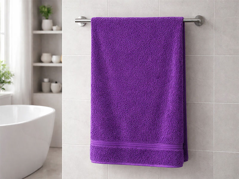 Plush 450GSM 90x150cms Bath Sheets - Royal Lilac(1pc Pack)