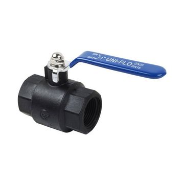 Nylon Ball Valve - 20mm - Nylon - Black - Bulk Pack of 4