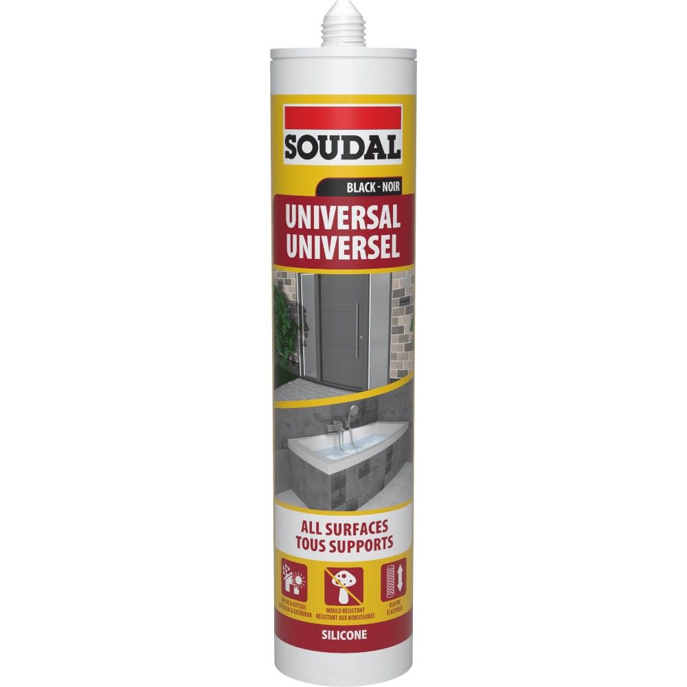 Soudal Universal Silicone Black 270ml