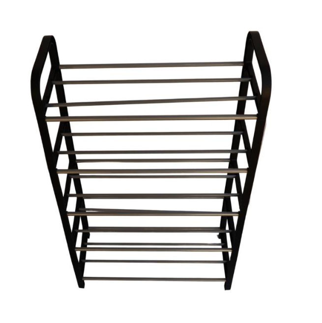 5 Tier Shoe Rack 70cm with Durable Aluminum Tiers