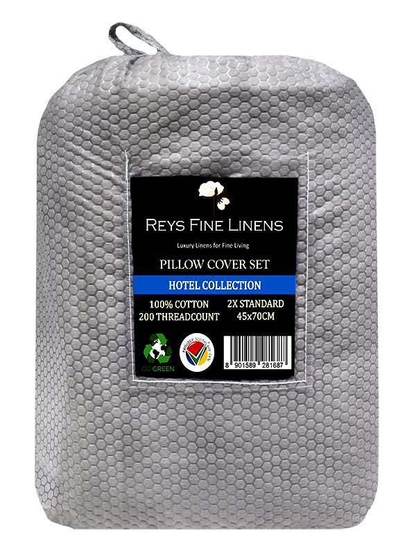 Rey's Fine Linen - Quilted Waterproof Pillow Protector-Standard-01 Pc Pack