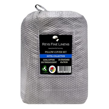 Rey's Fine Linen - Quilted Waterproof Pillow Protector-Standard-01 Pc Pack