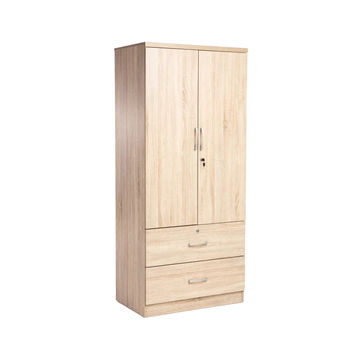 Vividitto - Flory 2 Door 2 Drawer Robe - Oak