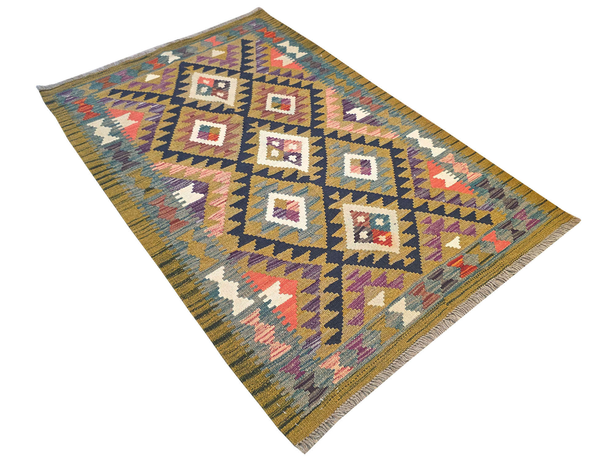 Afghan Handwoven Maimana Kilim - 157 x 104 CM