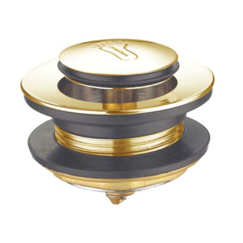 BRUSHED BRASS BATH WASTE 40mm
