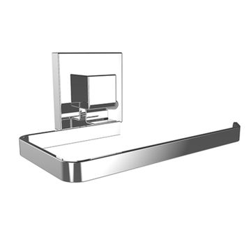 Fusion-Loc - Suction - Toilet Paper Holder - Silver