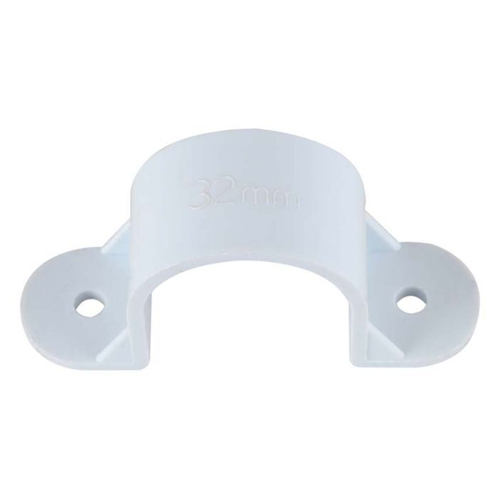 25mm PVC Strap Saddles (100 pcs)