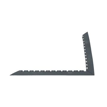 DIY Outdoor Edging for PVC Interlocking Tiles - Black