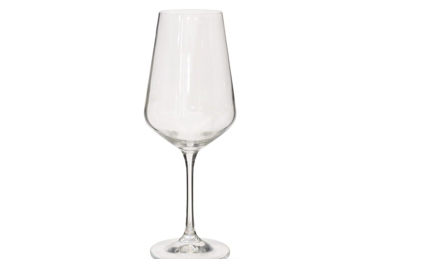 Transparent Glass 6 Pack Wine Glasses
