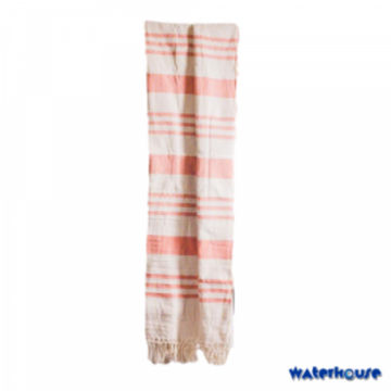 Cream and Orange Double Throw