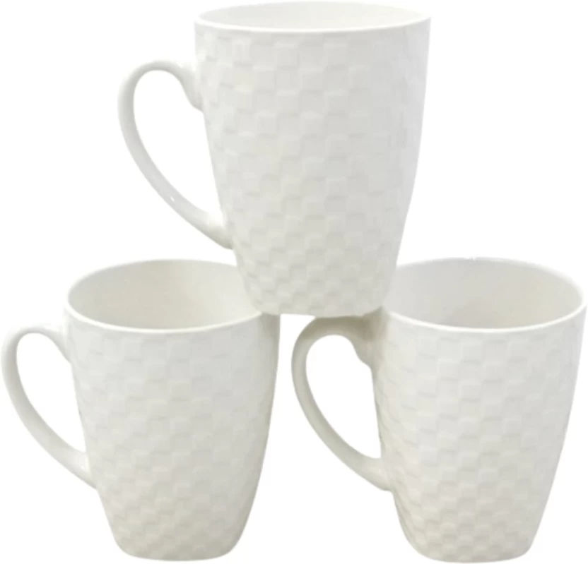 White 11x9cm Ceramic Coffee Mug