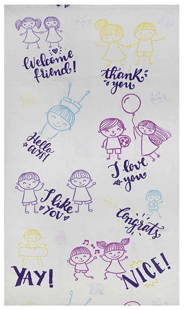 Printed Sand Resistant, Soft Touch Towel Design 035 - 070x140cms - 390GMS