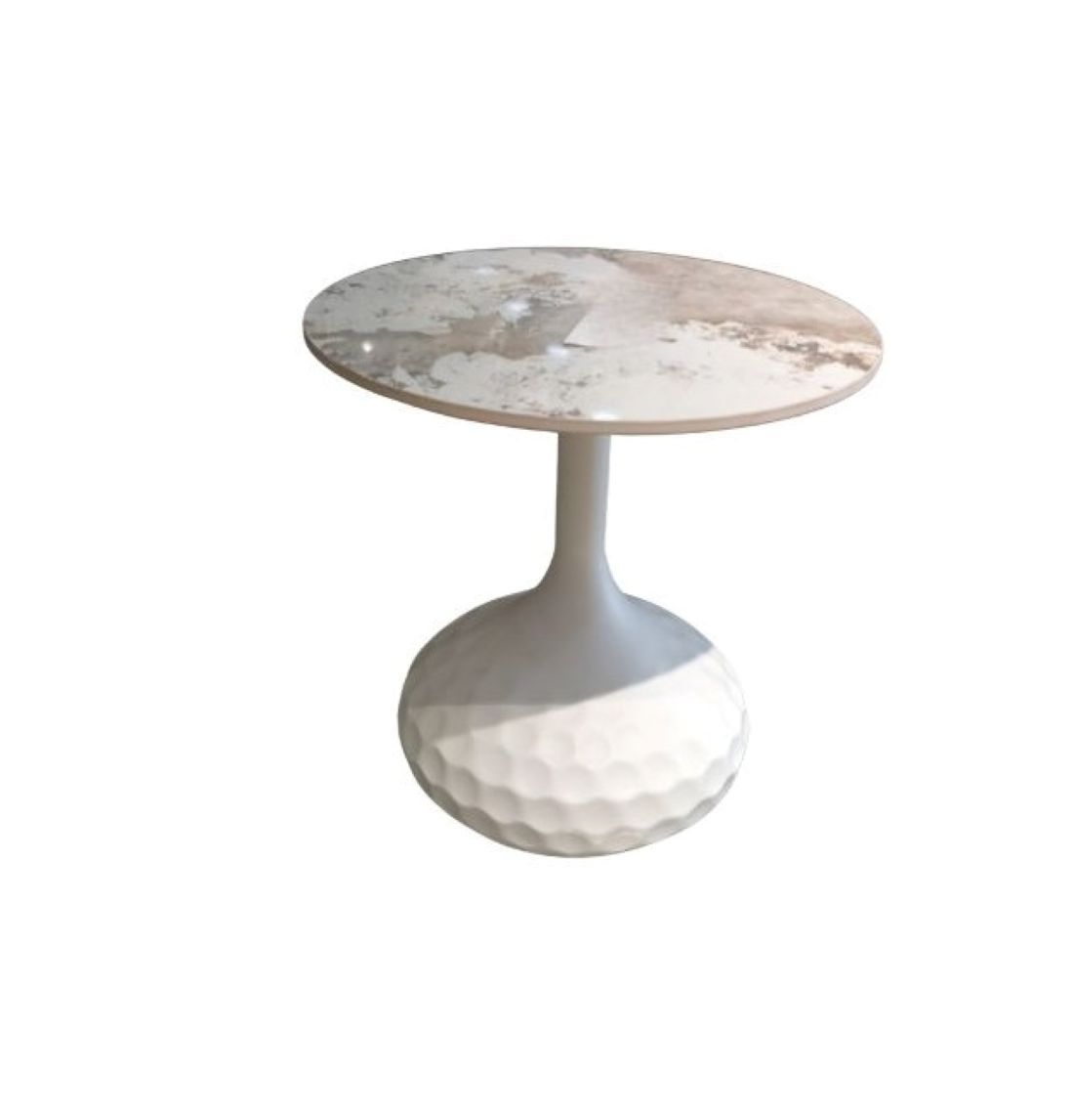 White marble-top stand